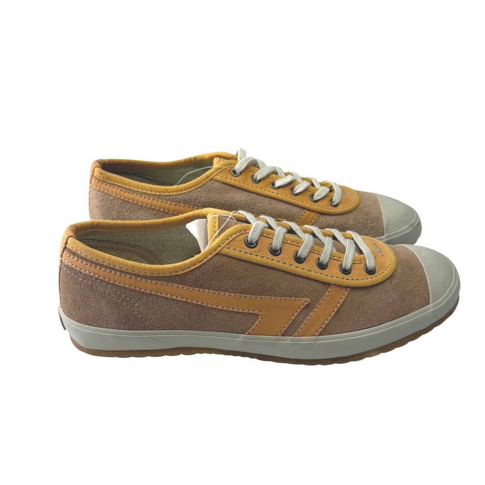 Lucky Brand LDS-7 Vintage 2003 Suede Sneakers Tan Burnt Orange‎ Womens 7 Sample